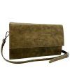 Kožena crossbody kabelka Baguette dolaro
