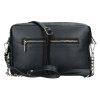 kožená crossbody kabelka černá (3)