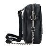 kožená crossbody kabelka černá (4)