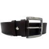 9462 1 pansky kozeny opasek tmave hnedy hladky