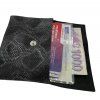 9660 2 kozene pouzdro na doklady cerne s hadim vzorem