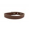 9897 damsky kozeny naramek pudrovy